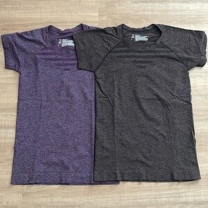 Z by Zella seamless stretch top, 2 pk. Size S. Like new.